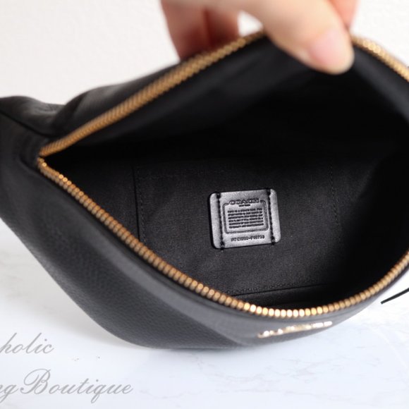 NWT Coach Pebble Leather Belt Bag Fanny Pack - Picture 10 of 10